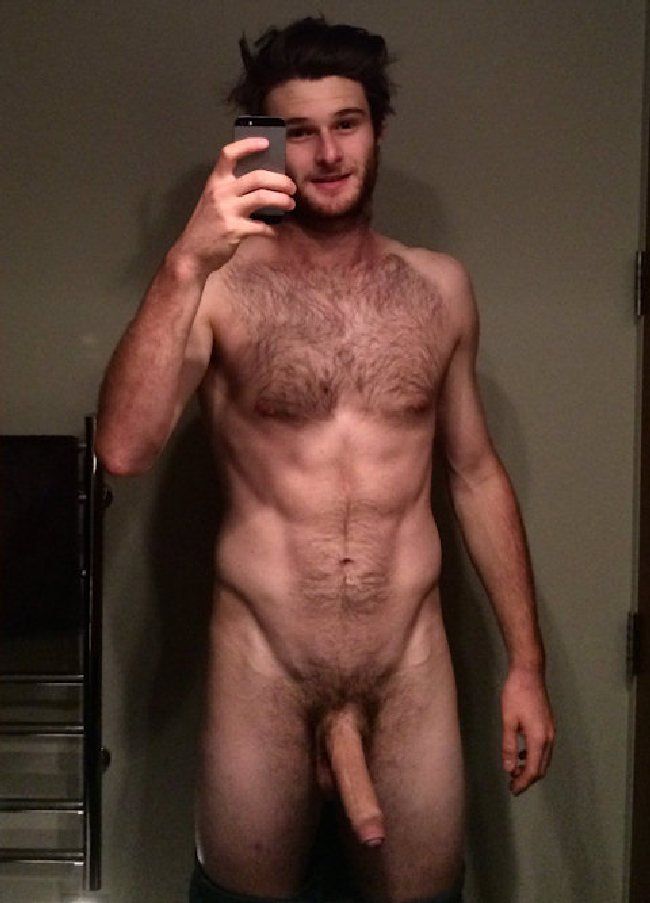 Hot hairy guy naked