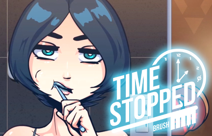 Time stopped brush animated