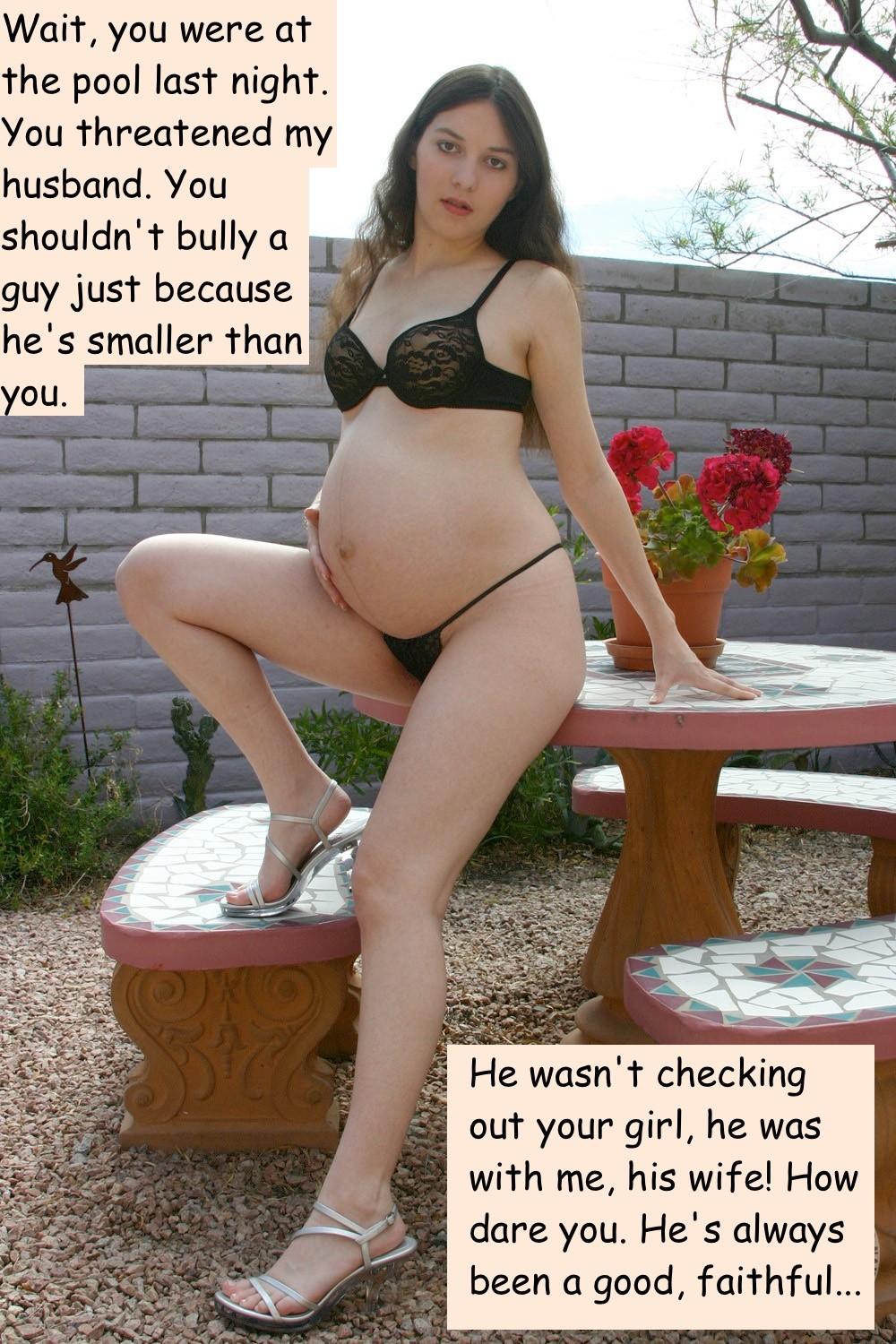 Pregnent interracial sex story image