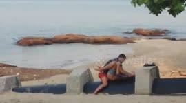 best of Beach philippines caught pinoy fucking foreigners