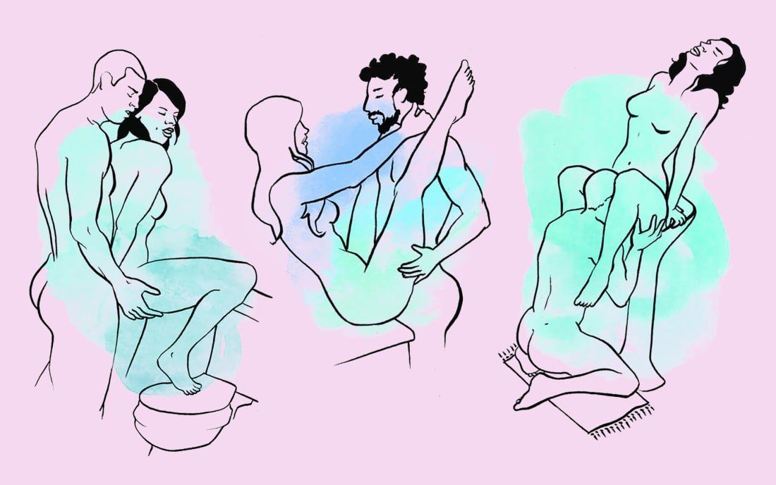Shower sex positions