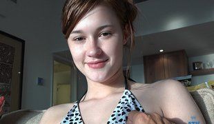 My daddy loves when I suck his dick in the morning - young girlfriend.