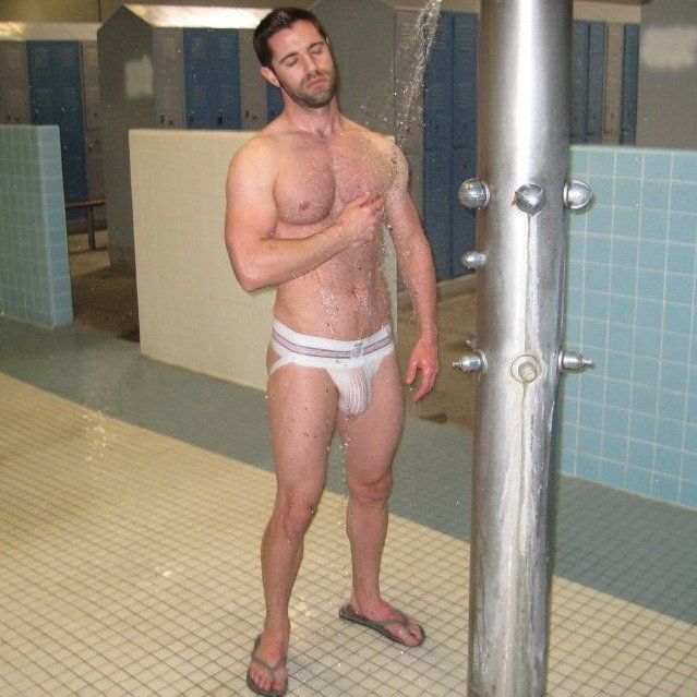 best of Jockstrap shower gay