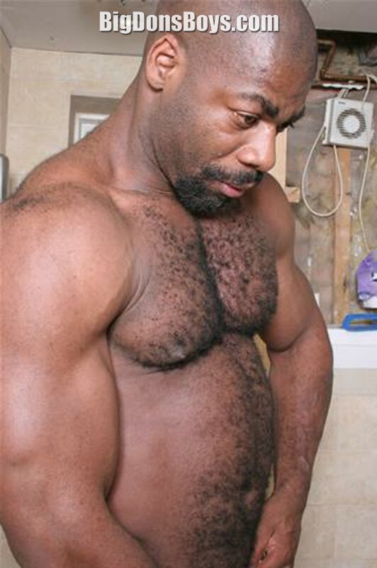 best of Black men hairy muscle