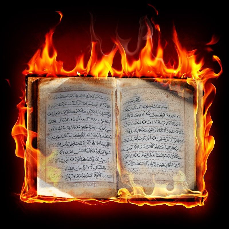 Koran burning asshole