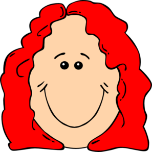 Redhead girl cartoon