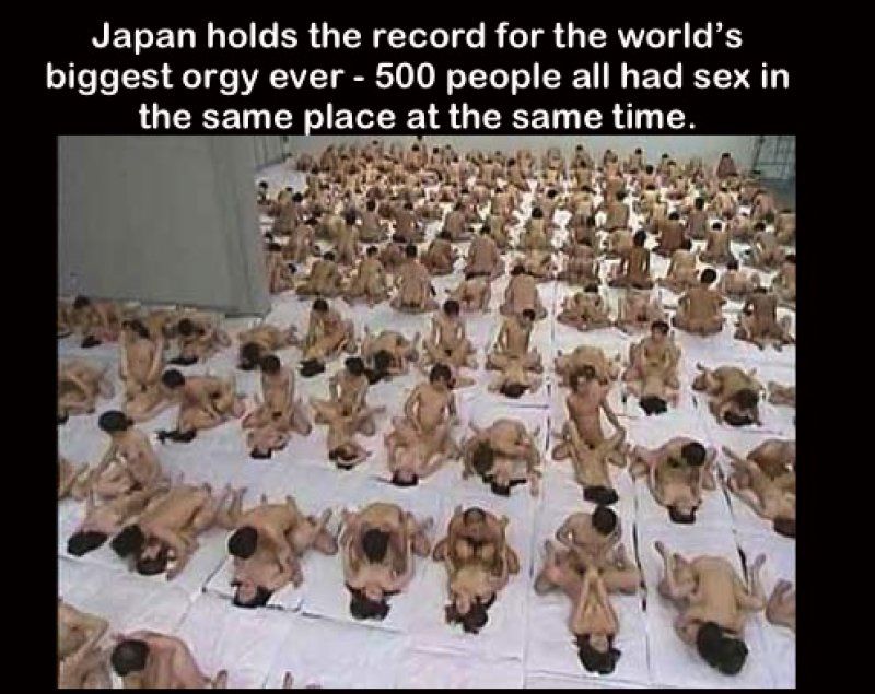 World records largest orgy.