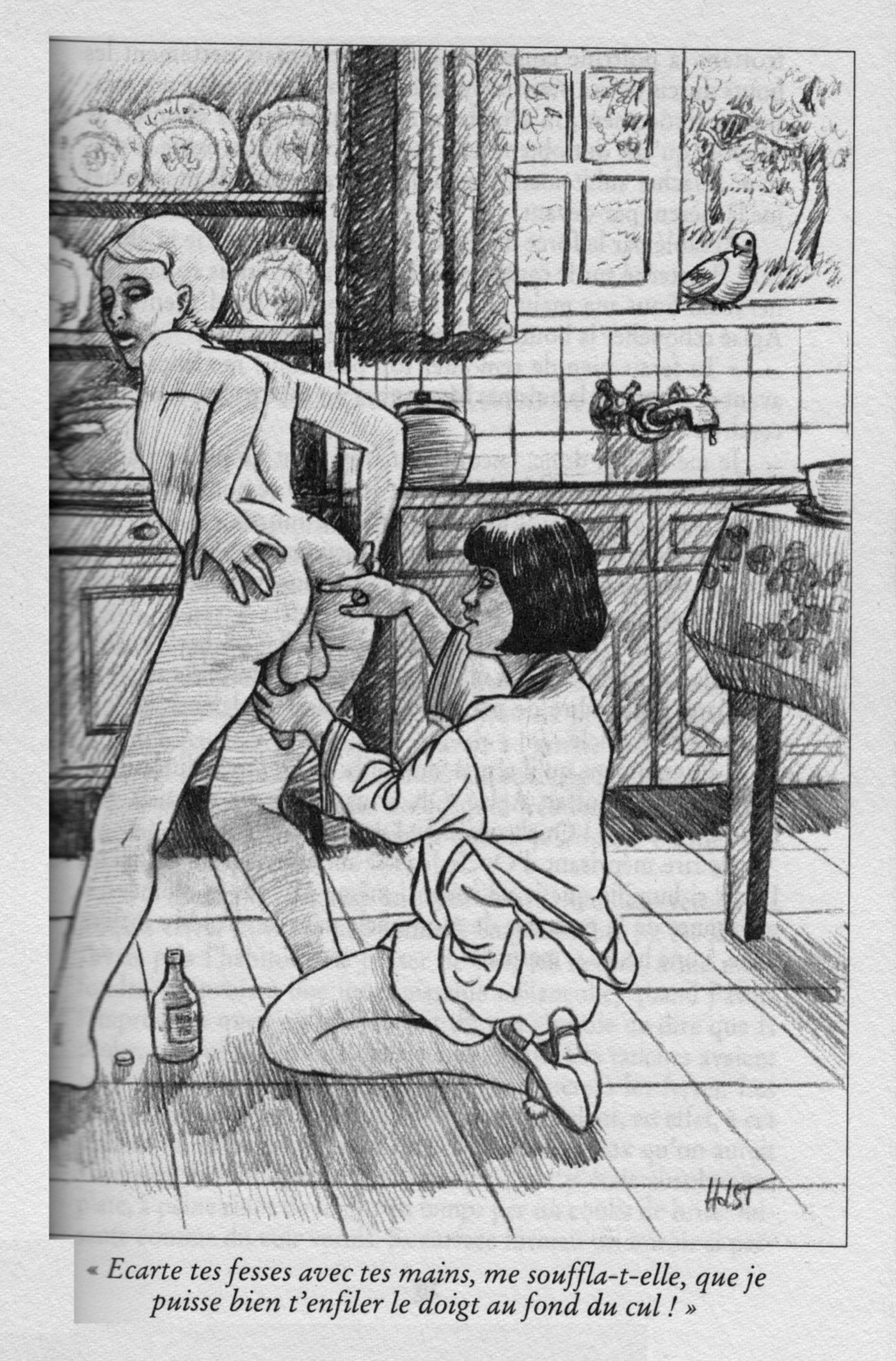 Femdom family drawing story picture
