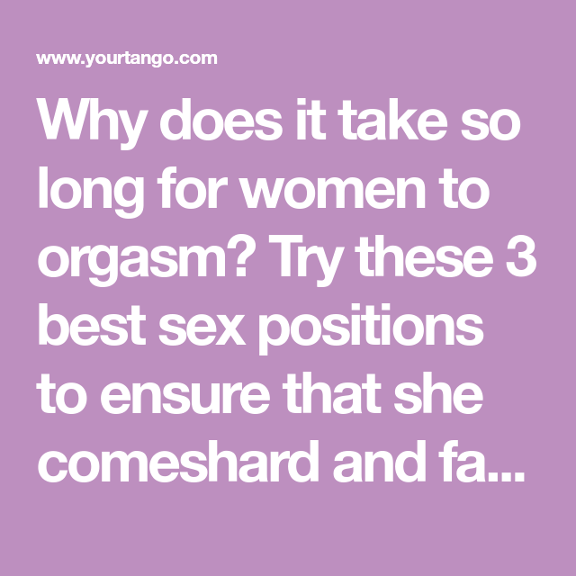 Best technique for female orgasm