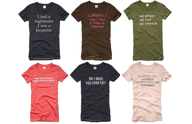 Abercrombie fitch asian style t-shirts