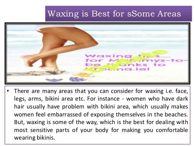 Bikini wax benefits