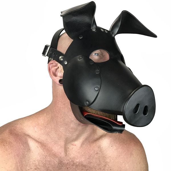 Bdsm pig mask  image