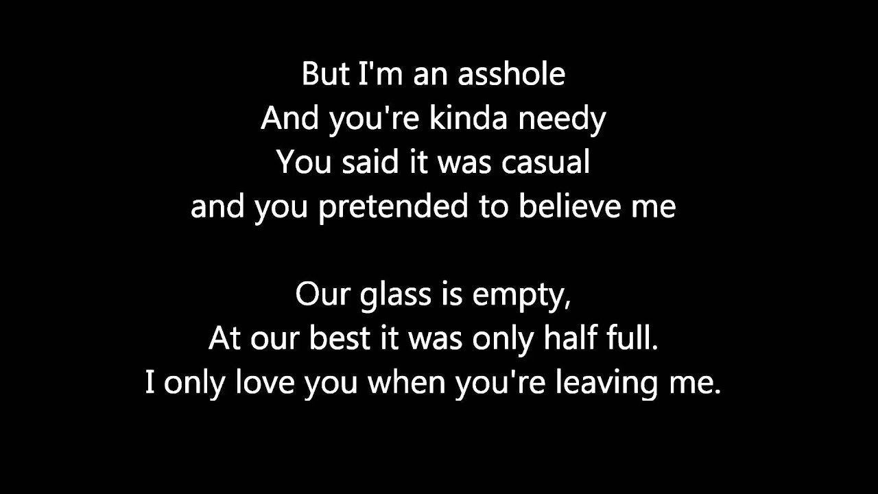Im and asshole lyrics