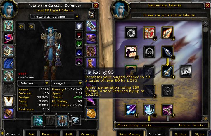 Herald reccomend Armor penetration worthless survival hunter wow