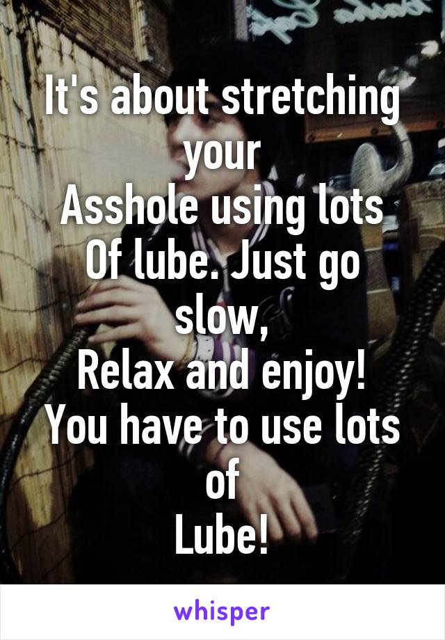 best of Asshole lube Best