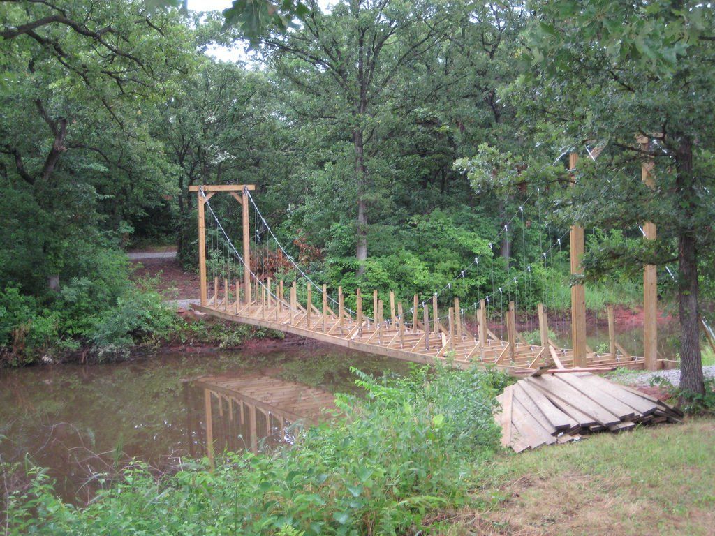 Building plans swinging bridge
