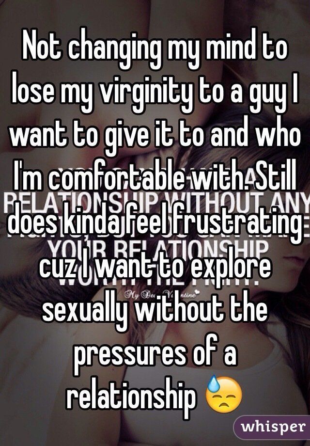 Candy C. reccomend Losing virginity not in a relationship