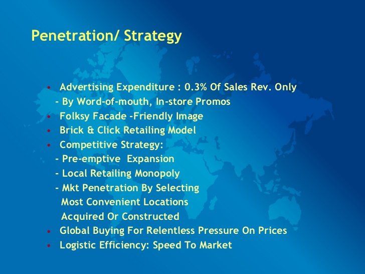 best of Penetration strategy market Wal-mart