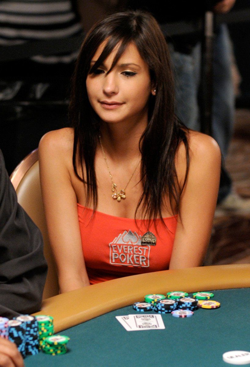 Free older playing poker strip woman picture image