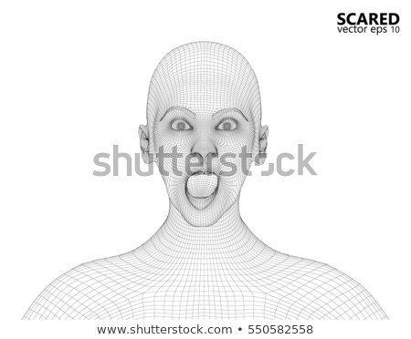 3-d computer image of facial expression