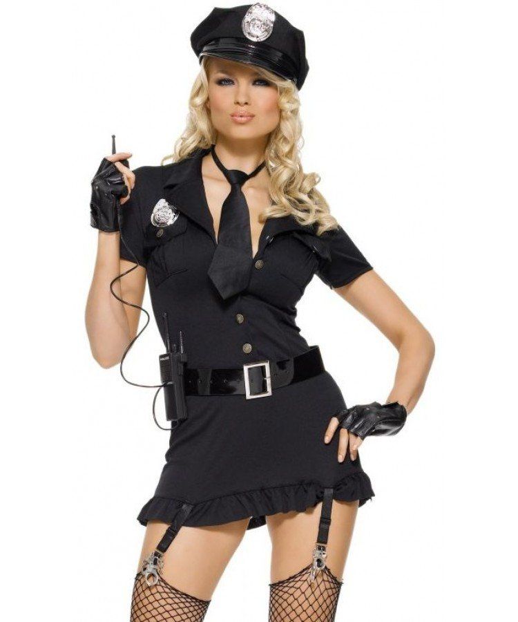 Police woman stripper