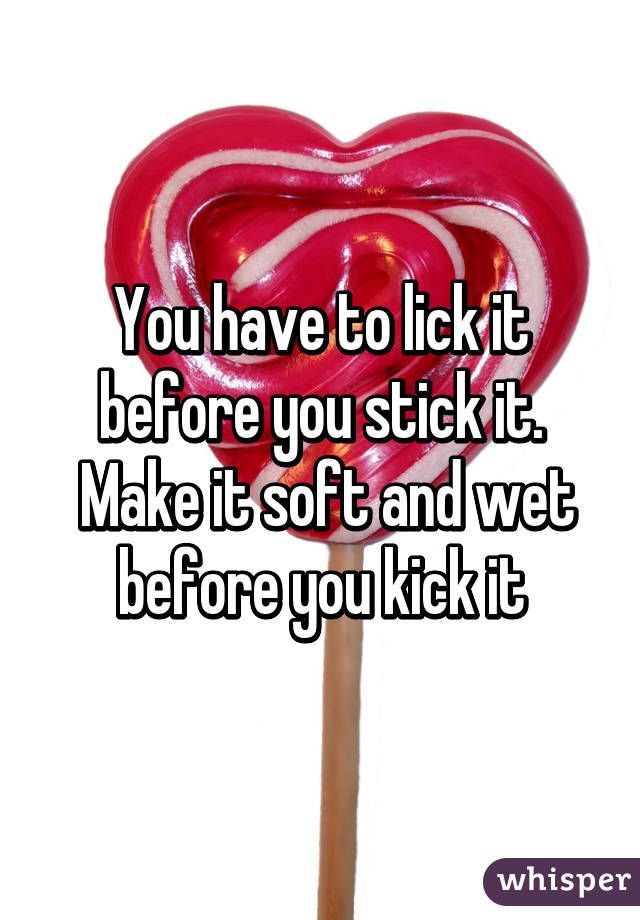 Automatic reccomend Lick before you stick