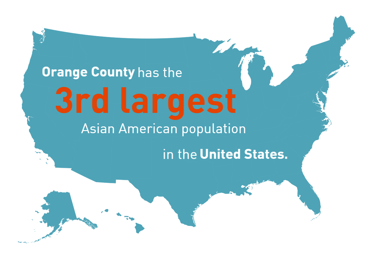Asian california county in orange