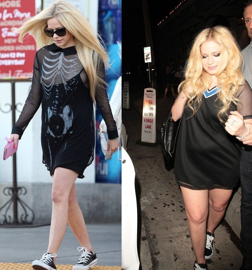 Avril lavign is chubby