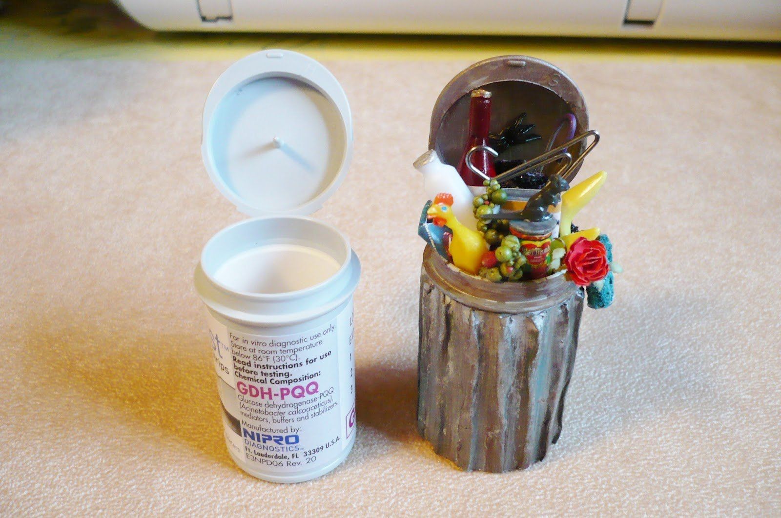 Diabetes fund drive using empty test strip containers