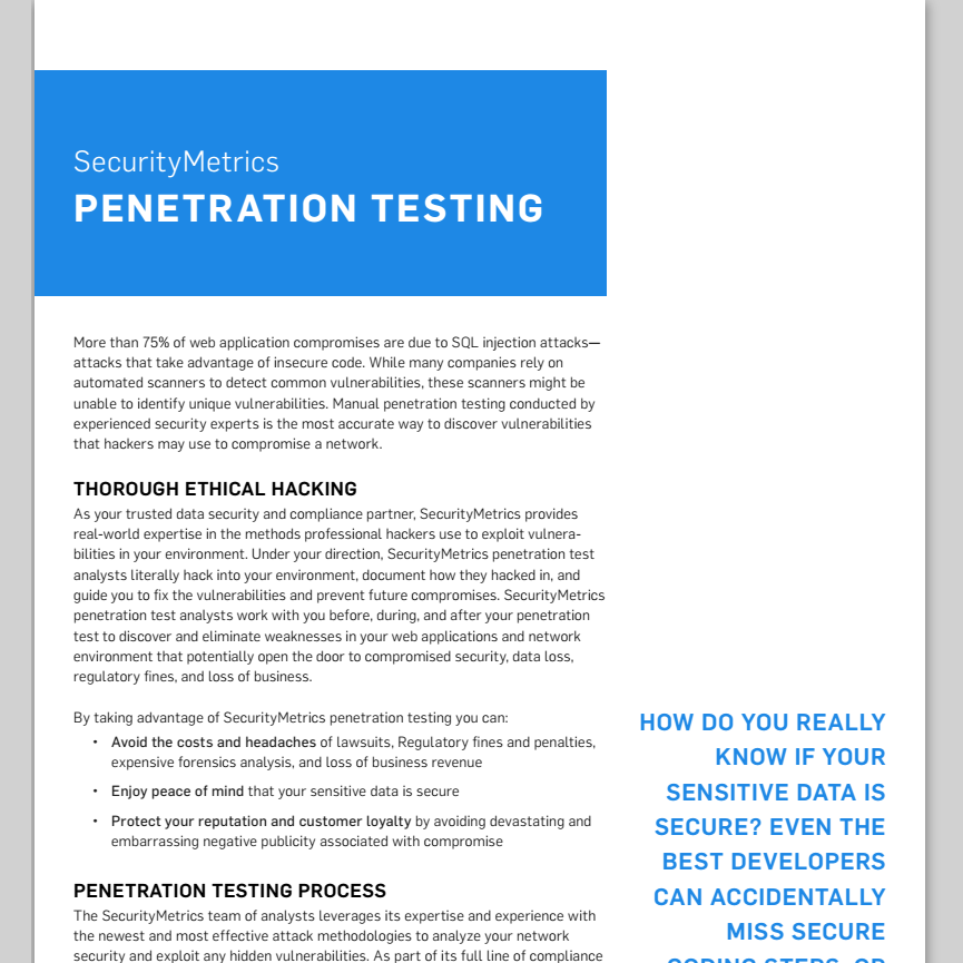 Gr8 B. reccomend Check penetration testing