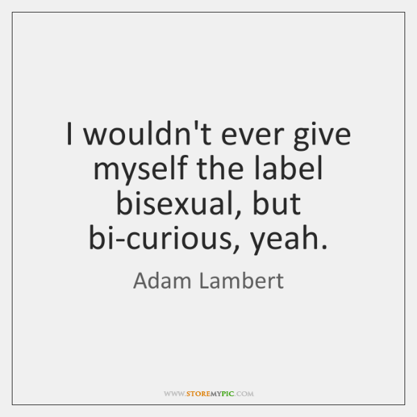 Curious bisexual information