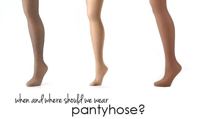 Pictures of plain women wearing pantyhose