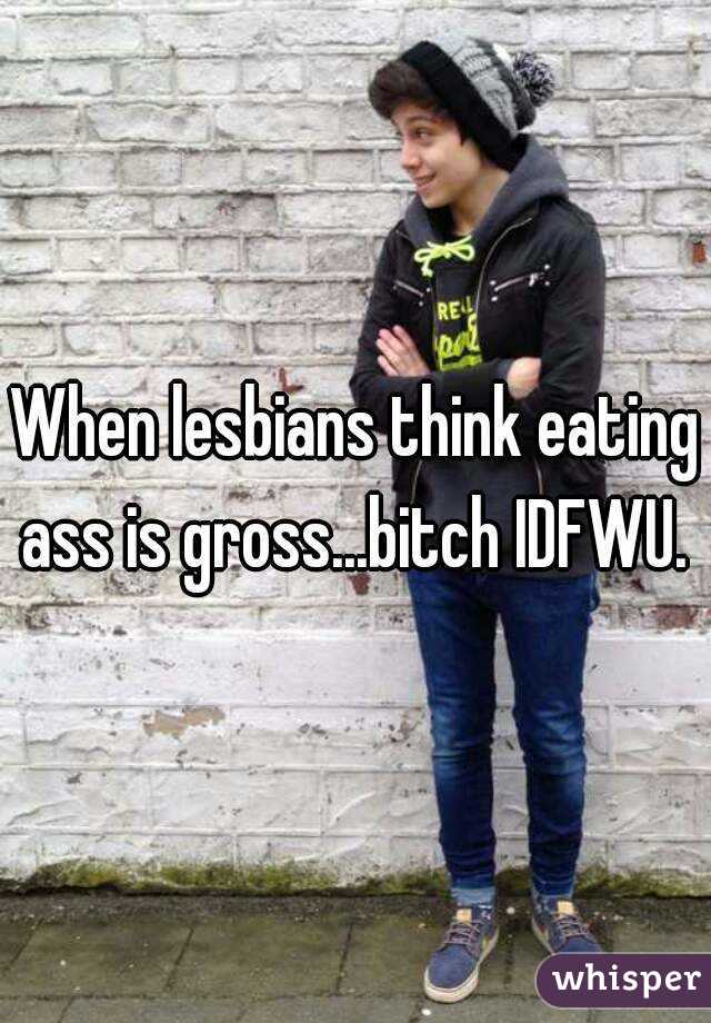 Lesbian eating out ass