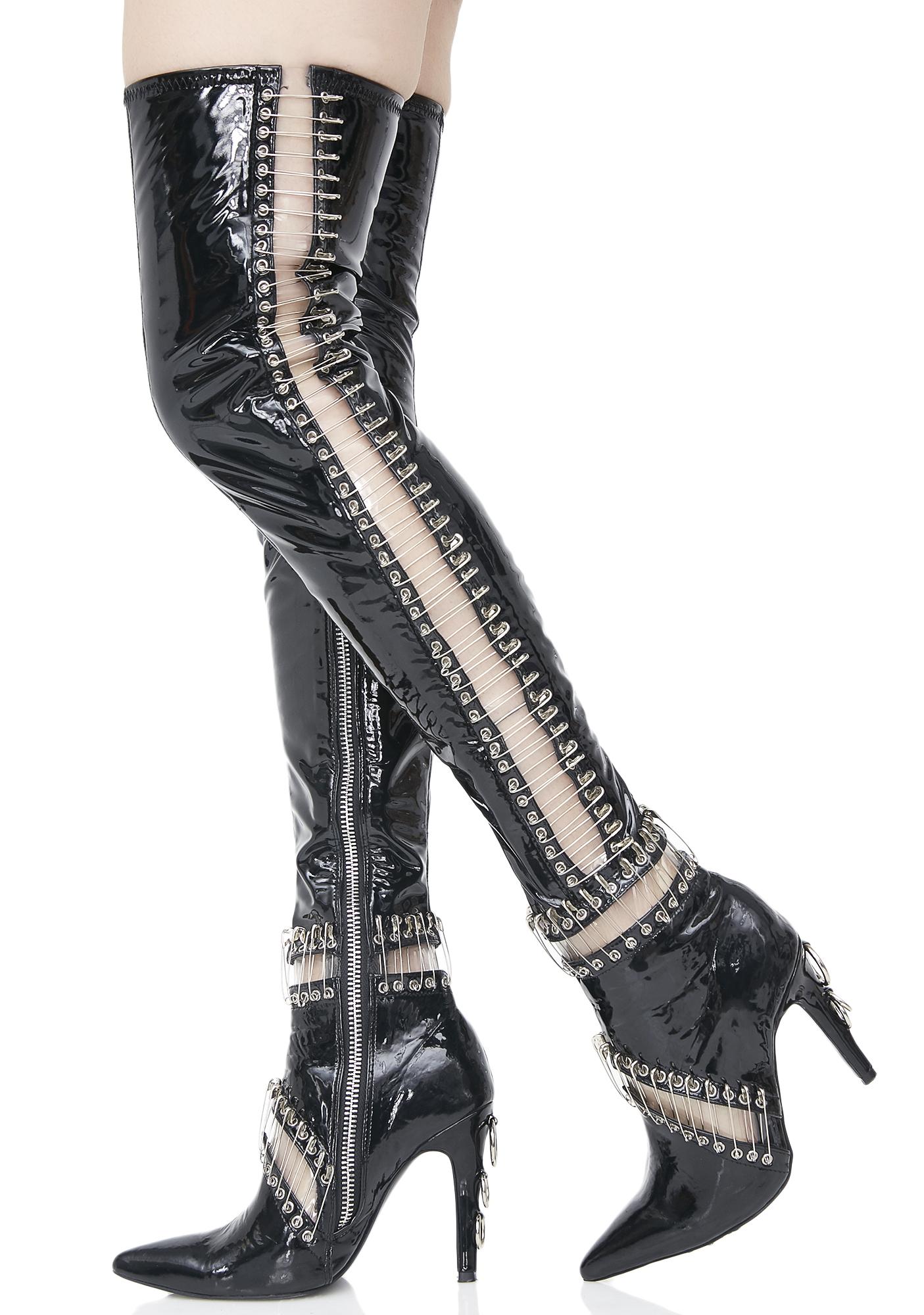 Lightning reccomend Female domination thighhigh boots