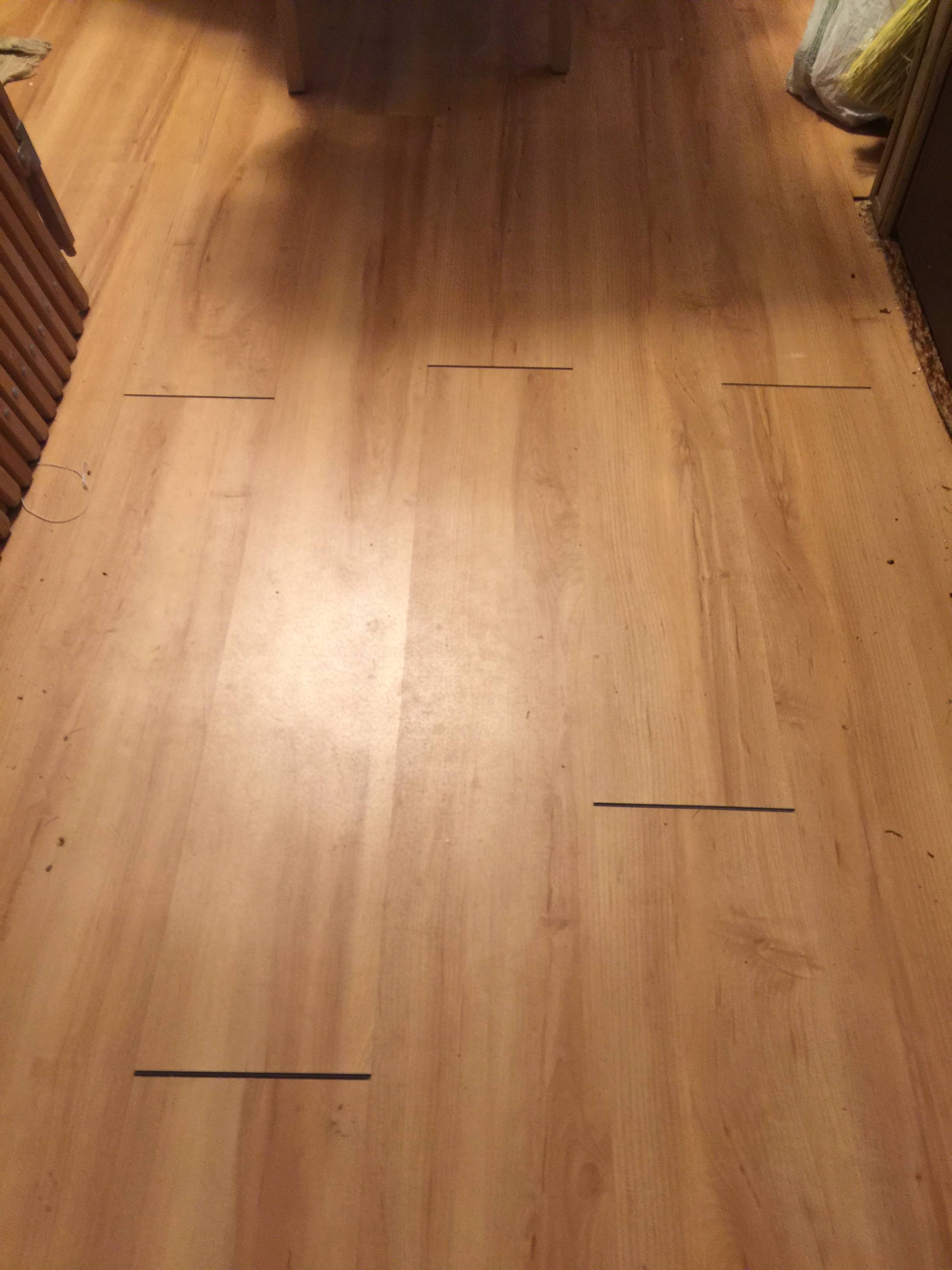 Glue down strip floor install tips