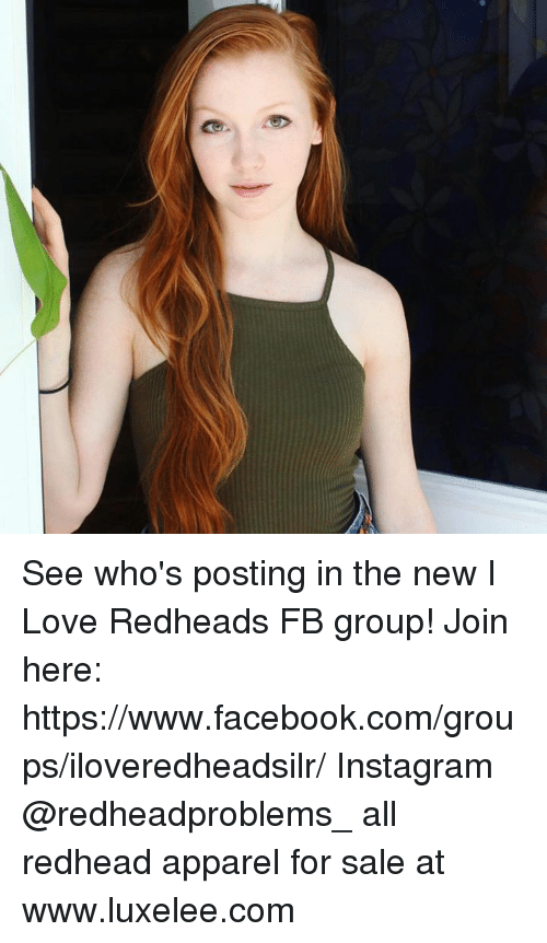 It love redhead who