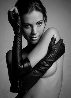 best of Leather gloves erotic Ladies