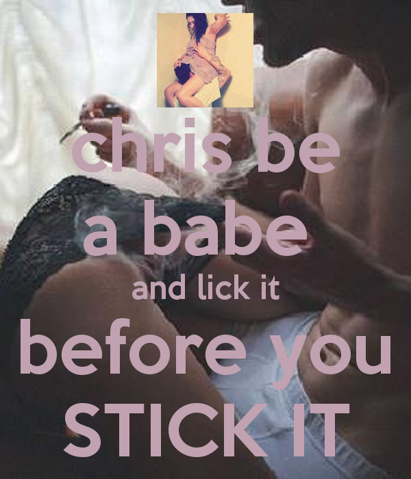 Lick before you stick