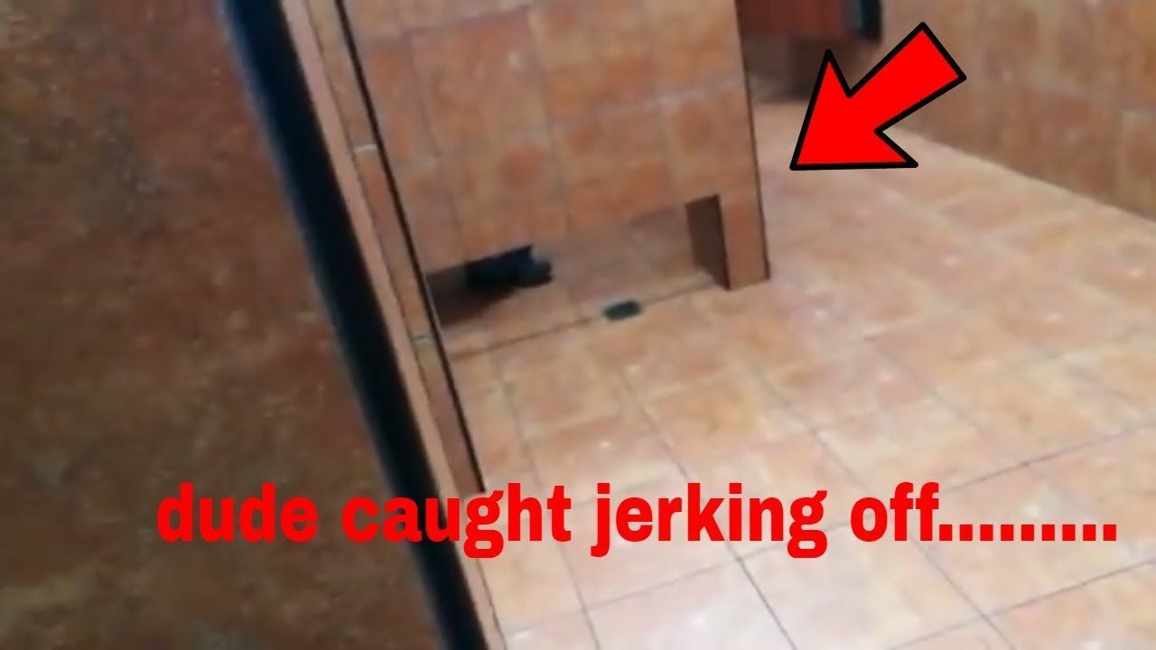 best of Off jerk Public videos restroom