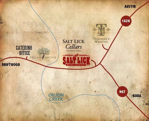 Salt lick map