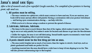 Wife anal sex tips